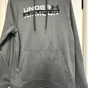 Under Armour Gray Sweater Classic Pullover Style ( Loose fit)